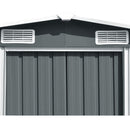 Breeins Galvanised Outdoor Storage Shed with Apex Roof