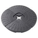 Livingandhome Outdoor 32 LED Lighted Patio Umbrella With Crank Lift System