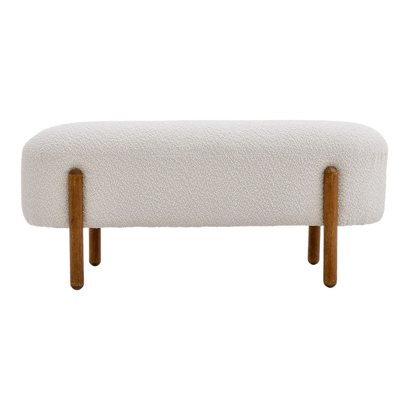 Livingandhome Contemporary Upholstered Bench