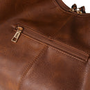 Modishion PU Leather Shoulder Bag Handbag Tote with Zipper Pouch
