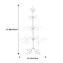 Lifeideas Christmas & Holiday Ornament Display Stand with Star Top