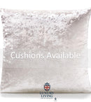 Crushed Velvet Lined Ring Top Curtains