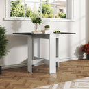 Livingandhome Modern Drop Leaf Dining Table