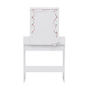 Livingandhome MDF Makeup Table with Mirror