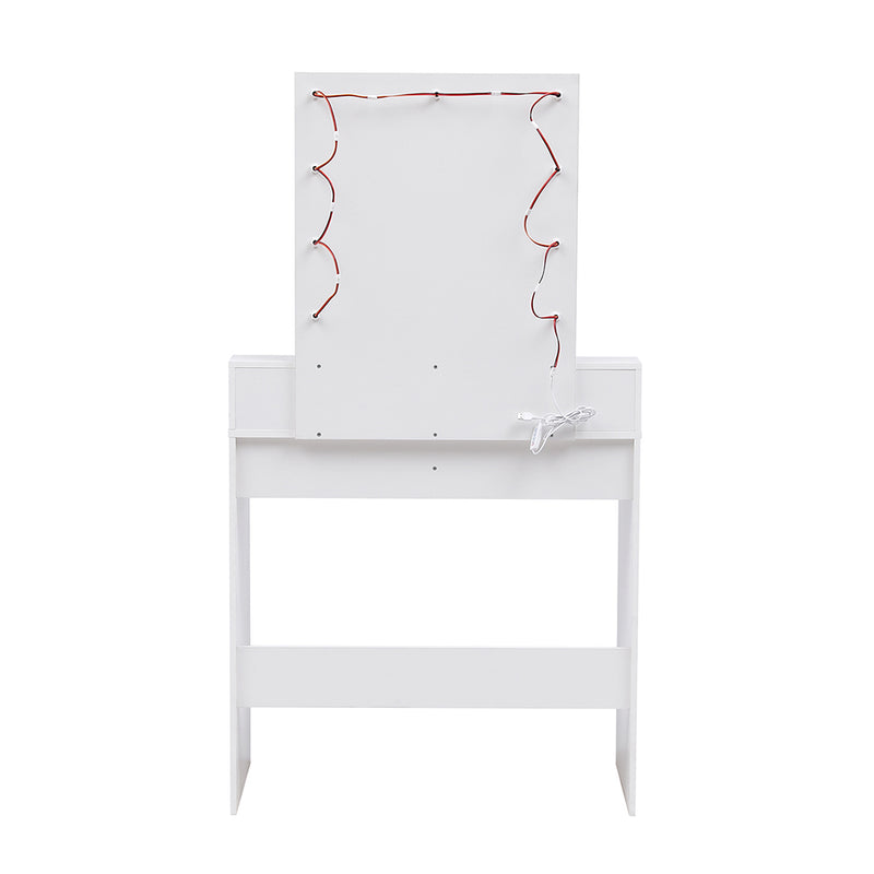 Livingandhome MDF Makeup Table with Mirror