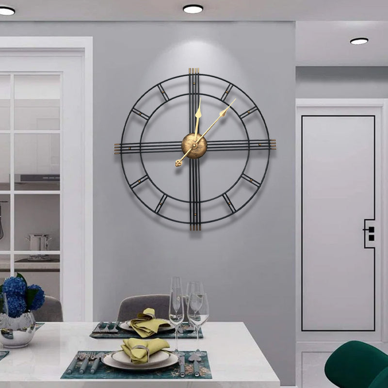 Lifeideas Oversized Decorative Cut Out Metal Wall Clock
