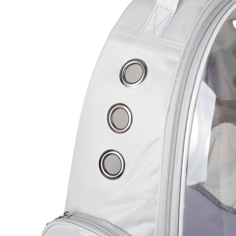Livingandhome Transparent Capsule Pet Travel Backpack