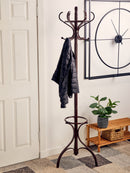 Kennedy Mahogany Finish Coat Stand