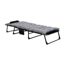 Breeins 4-Position Foldable Camping Bed With Thick Mattress & Headrest