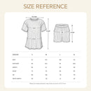 Short Sleeve Loungewear Set Ribbed Black