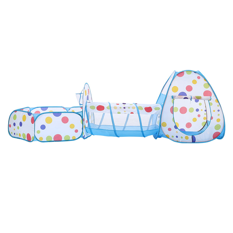 Kidkid 3-in-1 Kids Pop-Up Play Tent Set with Tunnel and Ball Pit Playhouse