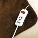 Bauer Luxury Soft Touch Heated Throw - Brown