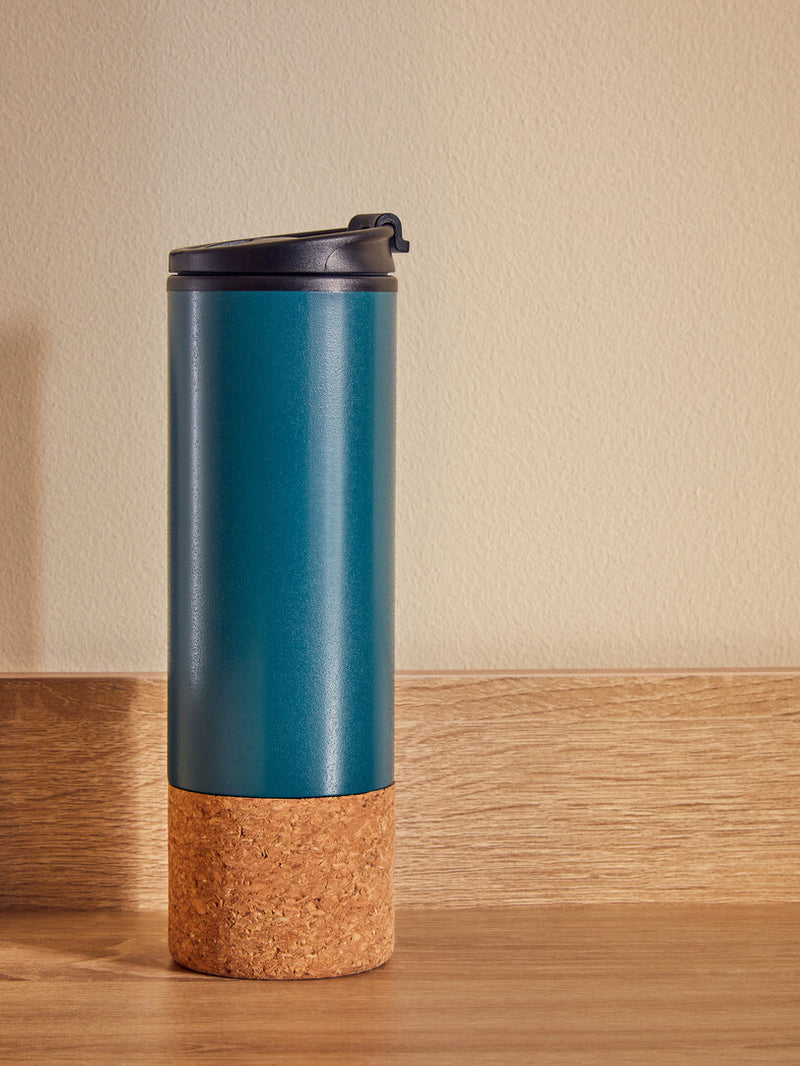 Mimo Dark Green Double Wall Travel Mug