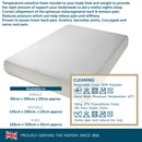 Lewis's Memory Foam Mattress 20cm Deep Non-Allergenic