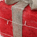 Lifeideas Set of 3 Light-Up Square Christmas Gift Boxes Glitter Presents Decoration