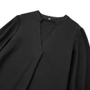 V-neck Long Sleeves Dress