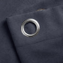 Velvet Chenille Unlined Ring Top Curtains