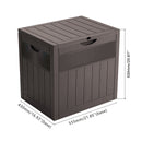 Breeins 126L PP Garden Storage Box With Combination Padlock
