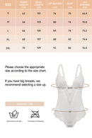 Lace Tummy Control Body Shaper Bodysuit with Adjustable Straps
