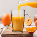 Euri Clear Tall Glass Mugs Set Of 4