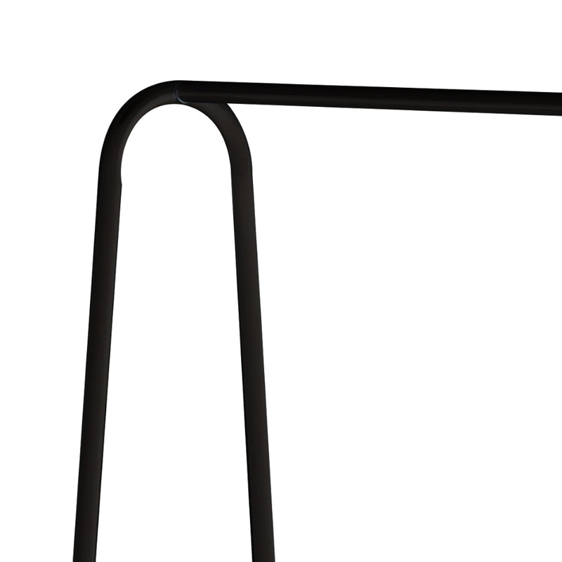 Lifeideas 152CM Freestanding Metal Clothes Rail with Bottom Rack