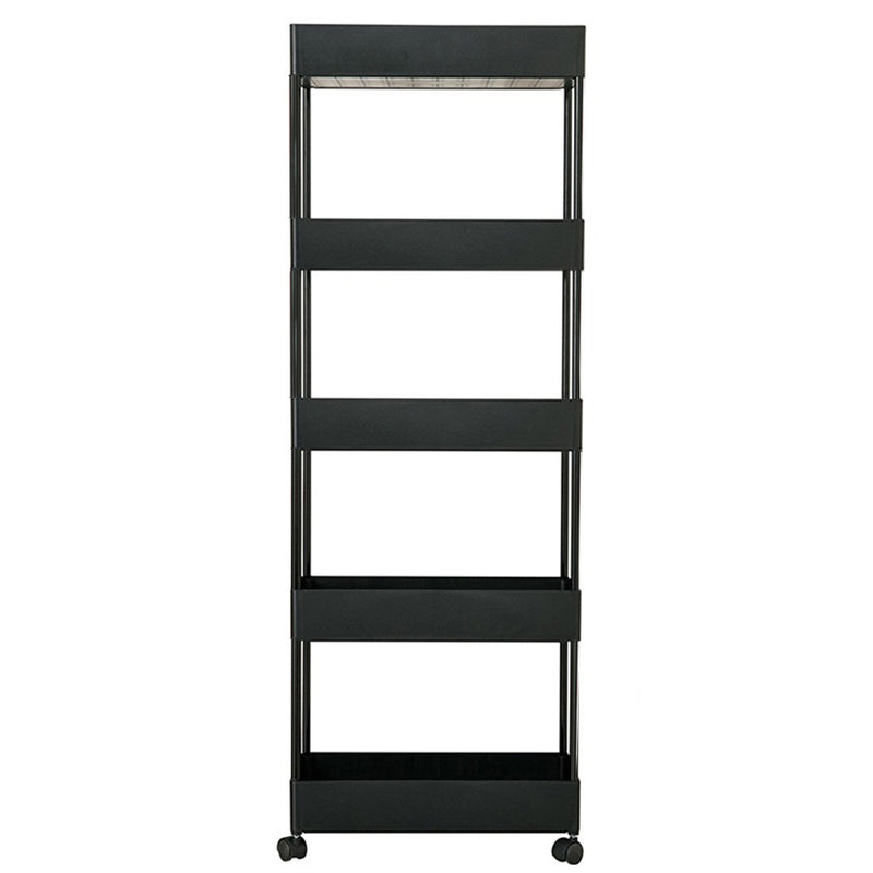 Lifeideas Mobile 5 Tier Storage Rack with Casters