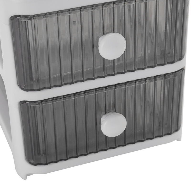 Lifeideas 4 Drawer Transparent Desktop Organizer