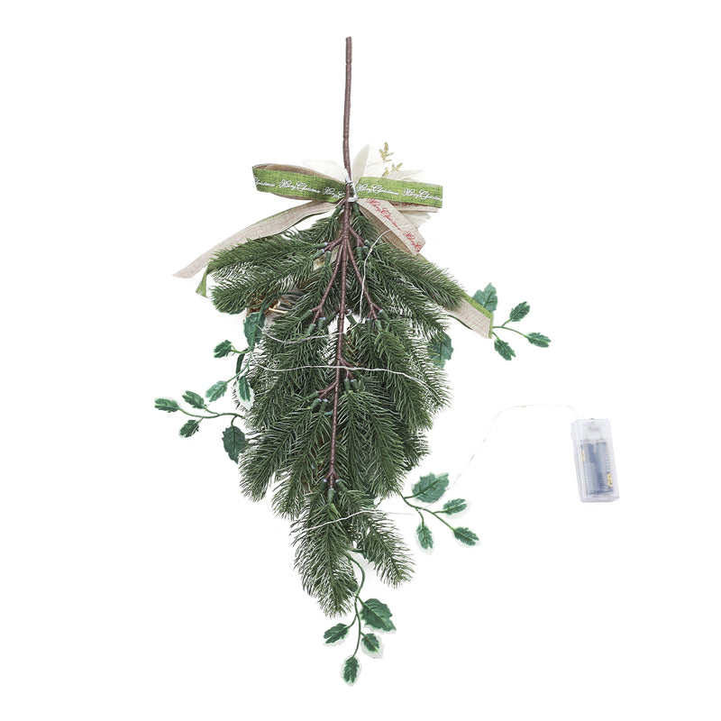 Lifeideas Christmas Swag LED Lights Holiday Decor