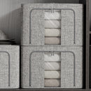 Lifeideas 100L Fabric Storage Box with Metal Frame