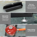 Outsunny Gas Plancha BBQ Grill with 3 Stainless Steel Burner, 9kW