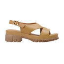 Open Toe Heeled Sandals - Tan