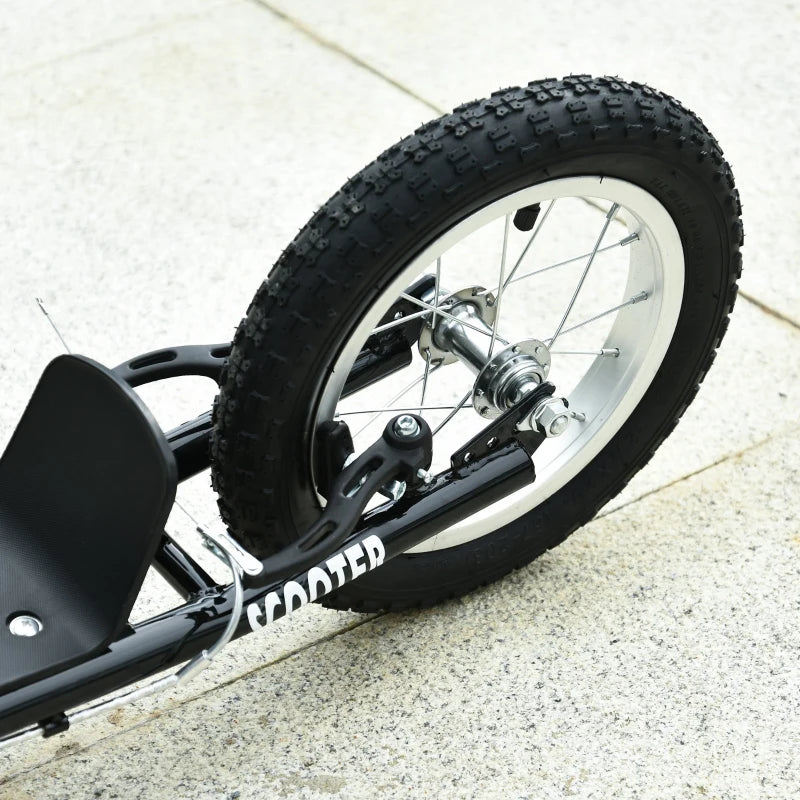 HOMCOM Teen Kids Stunt Scooter - Black