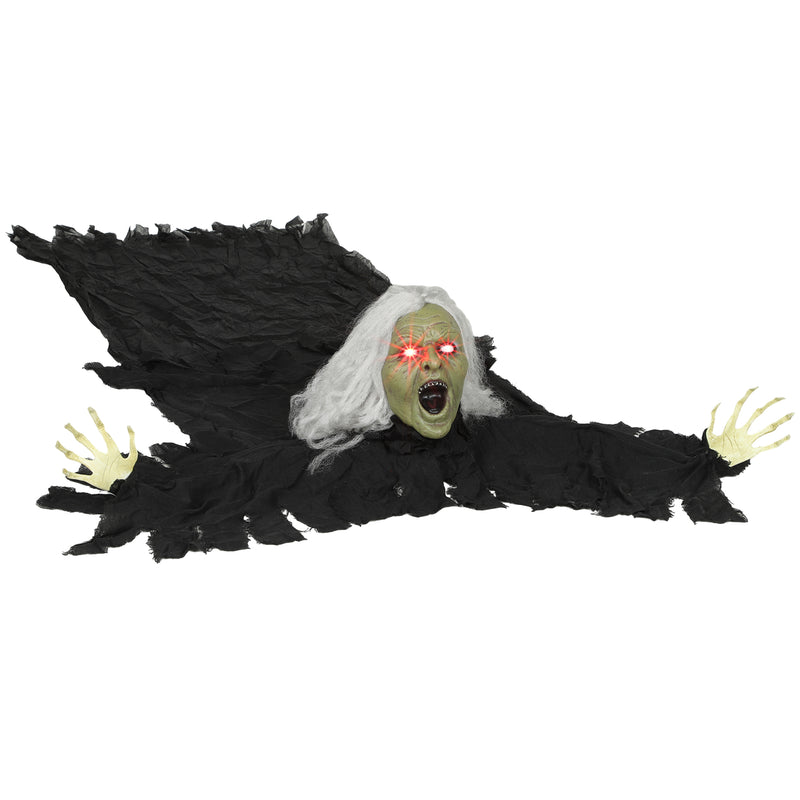Outsunny 183 cm Life Size Scary Halloween Decorations, Battery Operated