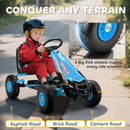 AIYAPLAY Kids Pedal Go Kart With Adjustable Seat, EVA Tyres, Blue