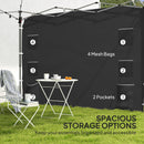 Outsunny Side Panel for 3x3 m Pop Up Gazebos, 1 Pack Sidewall Only