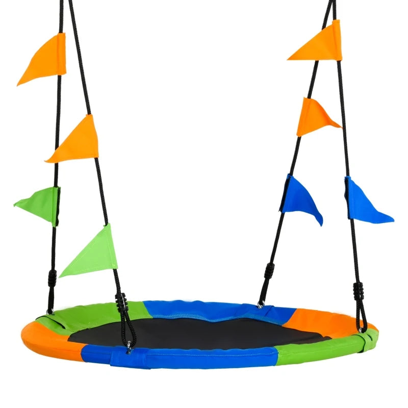 Outsunny Children's swing - multicoloured