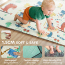 AIYAPLAY Baby Play Mat, Foldable Activity Playmat,