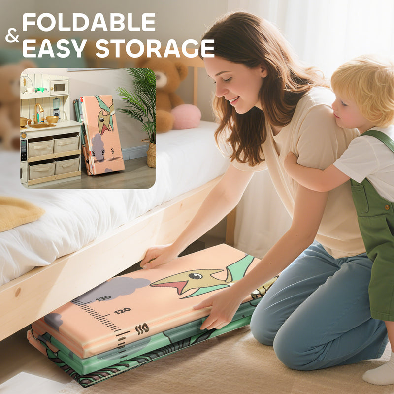 AIYAPLAY Baby Play Mat, Foldable Activity Playmat,