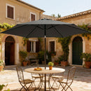 Outsunny Garden Parasol, 2m Outdoor Table Parasol Umbrella with Tilt