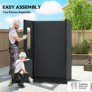 Outsunny 4 X 3 Ft Plastic Small Garden Shed With Lockable Door, Dark Grey