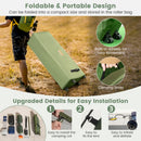 2-Person Camping Tent Cot Folding Camping Bed with Sleeping Bag