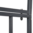 Outsunny Metal Garden Arch with Double Gate, Garden Arbor Climbing Plants
