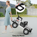 2-Seat Kids Ride on Truck with Parent Remote Control-White