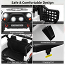 2-Seat Kids Ride on Truck with Parent Remote Control-White