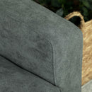 HOMCOM 2 Seater Sofa, Velvet-Feel Upholstered Loveseat for Small Space