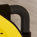 SPORTNOW Mini Exercise Bike, Under Desk Bike for Legs, Arms Workout, Yellow