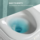 Outsunny Portable Toilet with Detachable Tanks for Camping, Grey