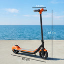 SPORTNOW Electric Scooter, Lightweight E Scooter With LED Display, Orange