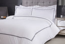 Mayfair - Embroidered Duvet Set With Oxford Pillowcase In Graphite