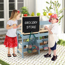 2 In 1 Outdoor Mud Kitchen with Metal Baskets and Storage Bag